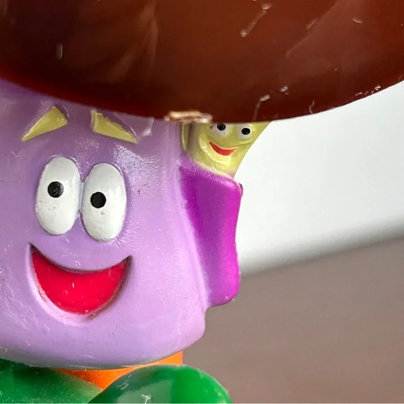 Vintage Dora the Explorer & Boots Battery Operated Clock with Musical Alarm 2003 - Picture 6 of 10